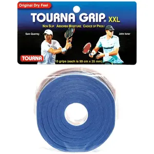 Tourna Grip Overgrip  XXL - Blue - Pack of 10