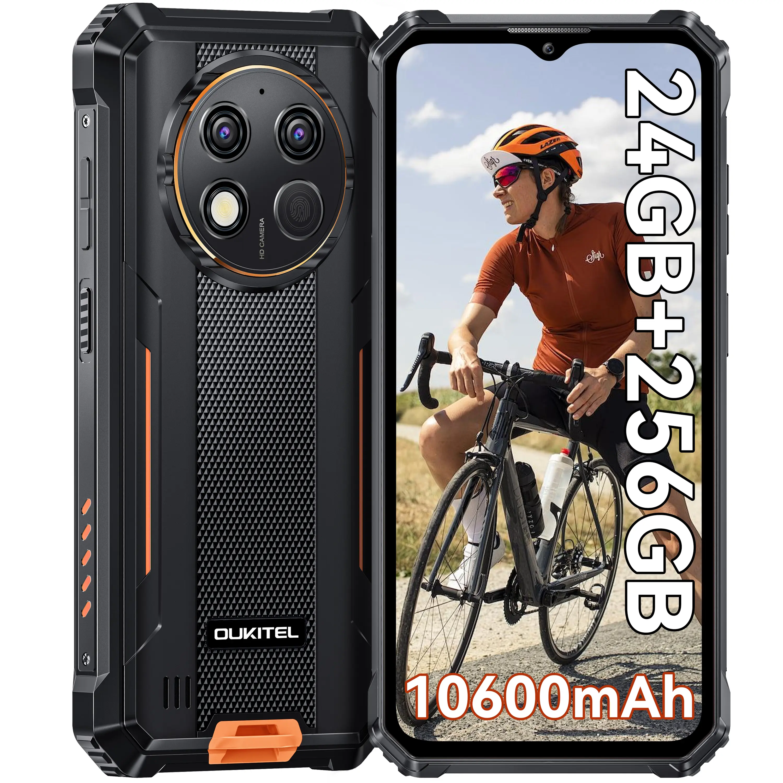OUKITEL G1 Rugged Smartphone Unlocked, 24GB RAM + 256GB ROM (1TB