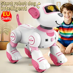 TongLi/TL Smart Remote-Controlled Robot Dog, Programmable Electronic Pet, Interactive, Automatic Following, Dancing Robot Dog, Touch-Sensitive Pet, Simple Remote-Control Electronic Dog, Rechargeable Toy Dog Toy Gifts Christmasgift New Year gift