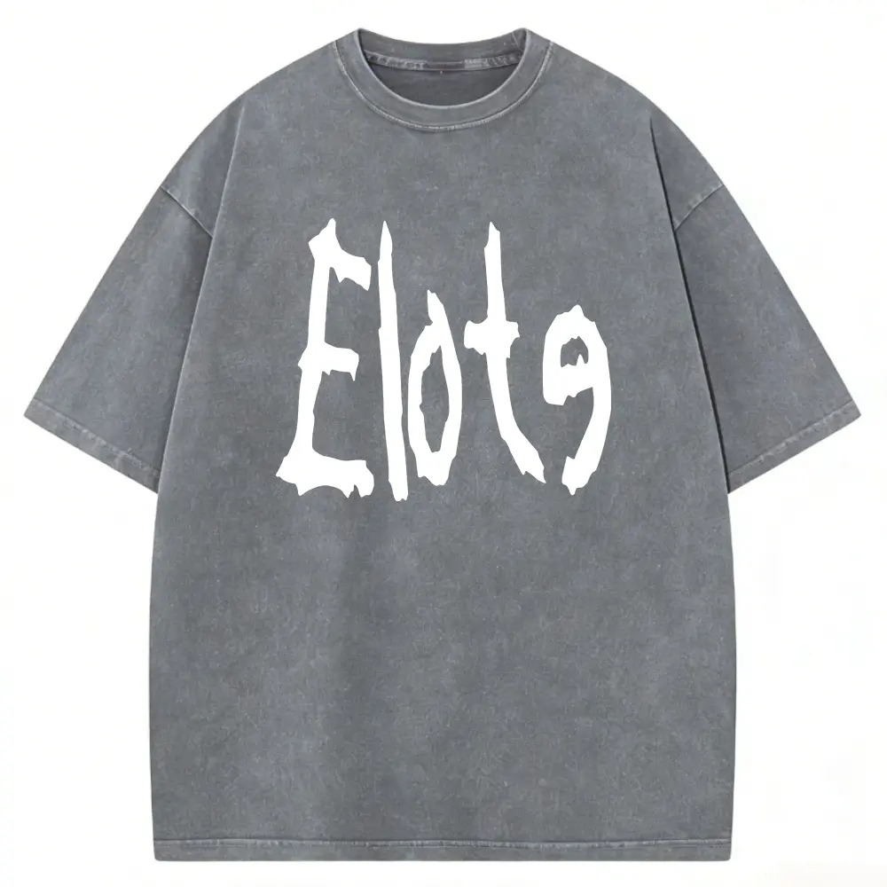 Washed T-shirt-Grey