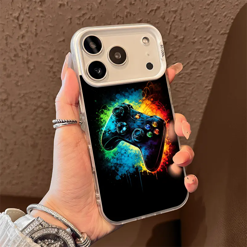 Durable Gold Gaming Video Game Controller Phone Case - Universal Fit Mobile Accessory for Gamers, Various Models Including iPhone 17 AIR,17 PRO,16 PRO,15 PRO MAX,14 PLUS,13 PRO,12,11 PRO,XS MAX,X,XR & Samsung Galaxy S25 Ultra,S24,S23,S22 Plus