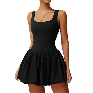 Women's Tennis Sports Dress Women's Anti-light Base Outdoor Running Fitness Tennis Skirt Pocket Baseball Skirt