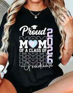 Mom Senior 2026 Proud Mom Of A Class Of 2026 Graduate T-Shirt