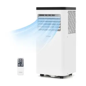 COSTWAY - 8000 BTU Portable Air Conditioner 3 in 1 Floor AC Unit Fan and Dehumidifier for Room