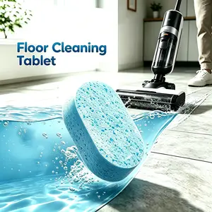 Floor Cleaning 12Tablets--Safe for mop Wood Tile Marble Quick Dry No Residue