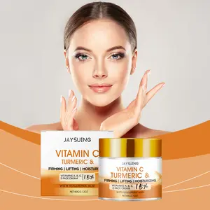 Vitamin C Turmeric Cream, Skin Hydrating & Nourishing Moisturizer, For Soft, Smooth, Revitalized Skin