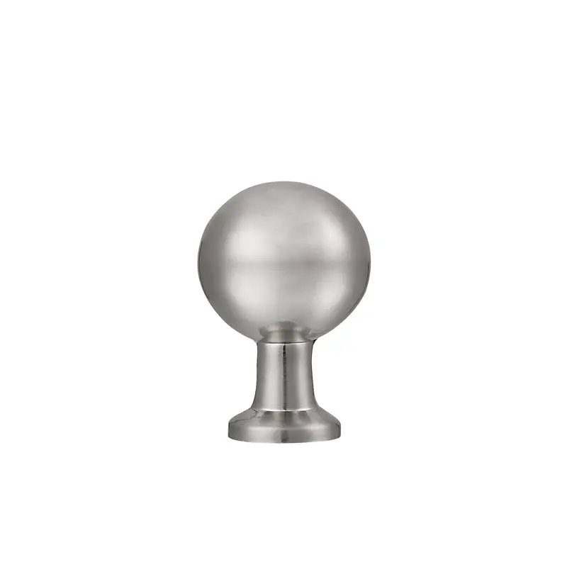 Zinc Cabinet Knob, Brushed Nickel