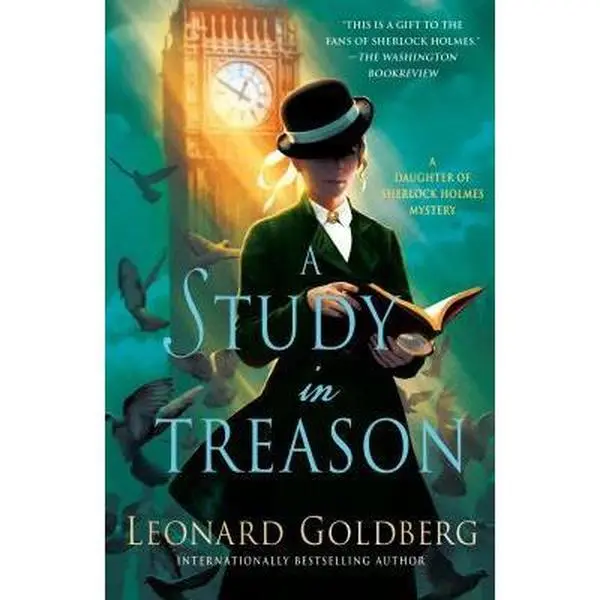 USED Book - A Study in Treason: A Daughter of Sherlock Holmes Mystery by Goldberg, Leonard (Paperback) - english