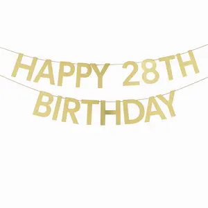 Bright Pastel Customizable Milestone Birthday Banner