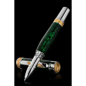 Rainmaker Emerald Abalone Shell Rollerball Pen