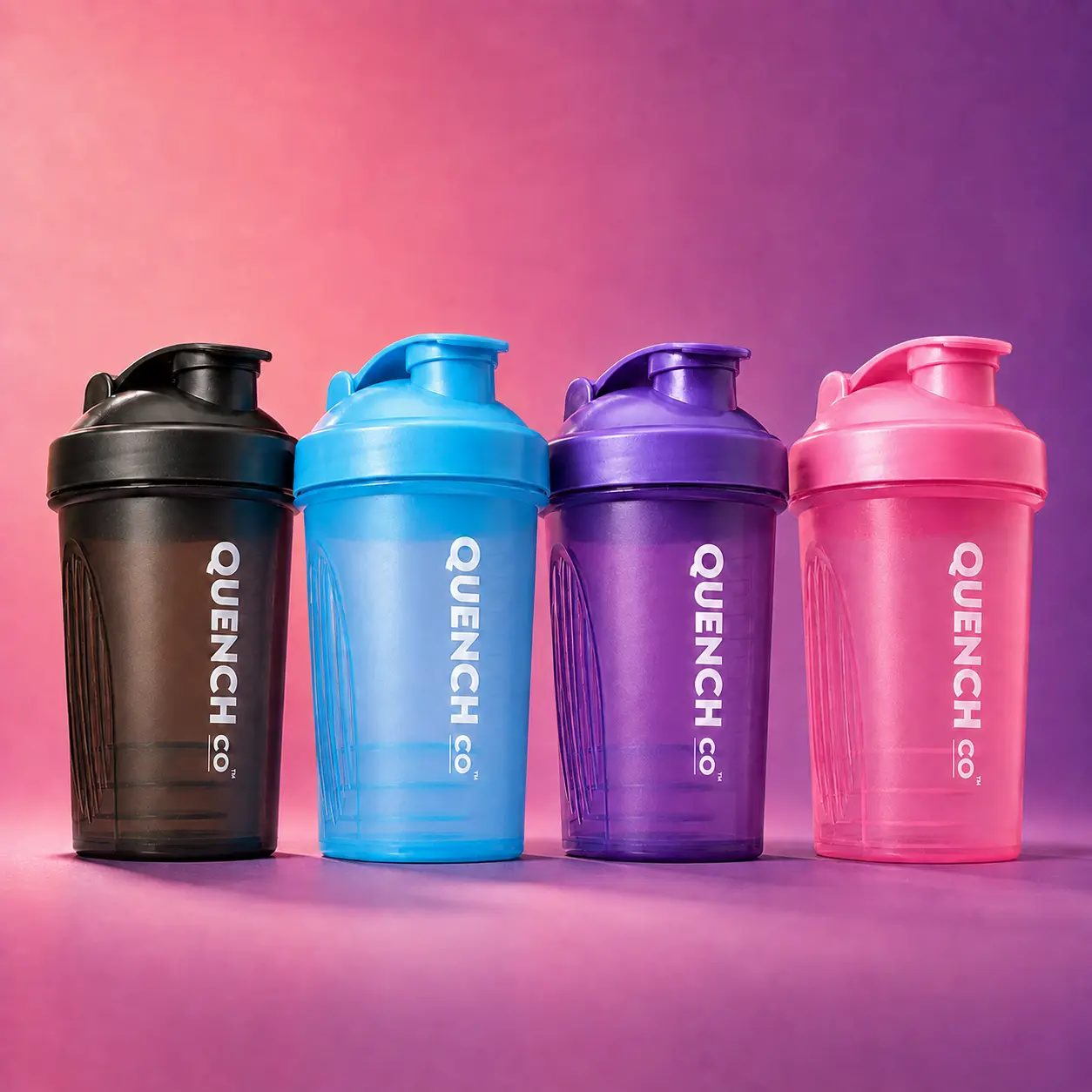 QUENCH Smart Shaker Bottle - 300 ml Leakproof Water Bottle, BPA-Free Fitness-Ready Mix, Blend on the Go, Protein Mix Tool, Sports Accessory