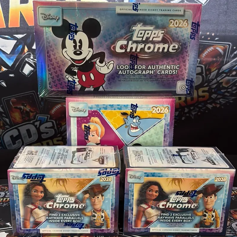 #14 Topps chrome disney 1x Hobby box 1 Mega box 2x blaster PYM Break