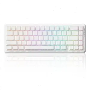 65% Attack Shark X65 He Keyboard, Magnetic Switches, 8000hz Polling Rate, Pbt Keycaps, RGB Lighting, Customizable Keys & Macros