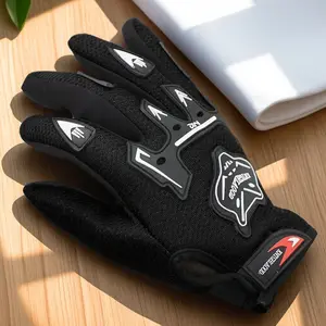 Breathable Anti-Slip Motorcycle Gloves for Men Women Lightweight Comfortable Outdoor Sports Training with Sweat Absorbent Wear-Resistant Palms Cycling Hiking Protective Gear All Season Use