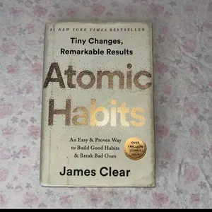 Atomic Habits by James Clear Hardcover Bestseller – Tiny Changes Remarkable Results Self-Help Book