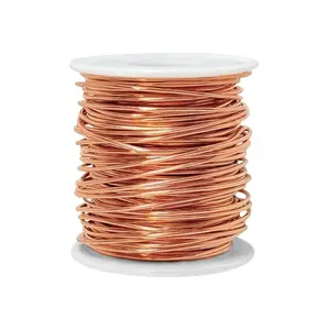 99.9% Bare Copper Wire, 16 Gauge(1.3mm) 100FT(30.48m) Soft Copper Wire Craft Wire for Electroculture, Gardening,  Making, DIY,