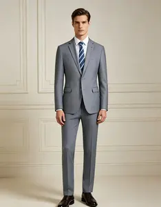 TikTok bestselling men’s slim-fit suit set in khaki, gray, black, purple, and pink—ideal for weddings, business, and date night; well-tailored, eye-catching business casual suits