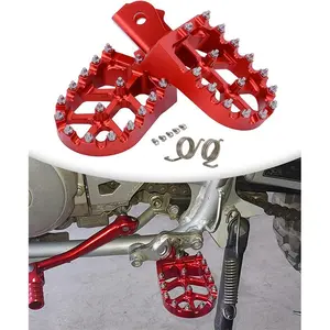Motorcycle Foot Pegs Pedal, Footpegs for CRF150F 2003-2019 CRF230F CRF250F 2019-2024 XR125L 2010-2015 XR150L 2015-2024 Sur Ron S Electric Dirt Bike Motorcycle Motor Parts Accessories