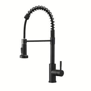 2024 Touchless Kitchen Faucet, Hands Free Automatic Smart Kitchen Faucet Black Smart Kitchen Faucet