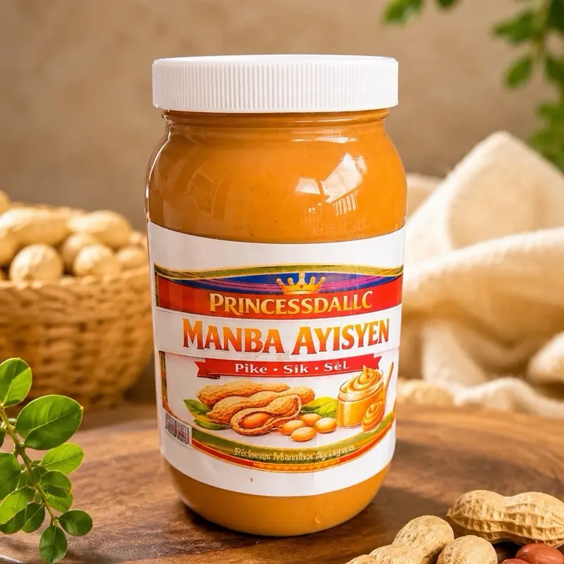 Manba Ayisyen (Traditional Haitian Peanut Butter Spread, All-Natural