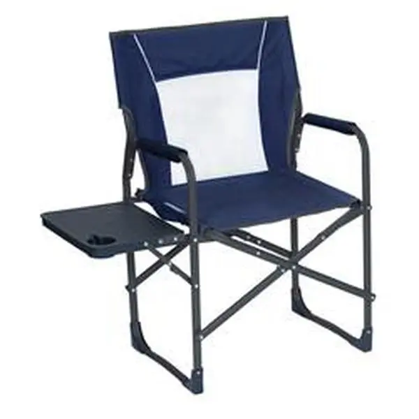 GCI Outdoor 8000623 24 in. Slimfold Collapsible Director Chair - Navy, Adult Indoor Art & Design Furniture Chair, Adults