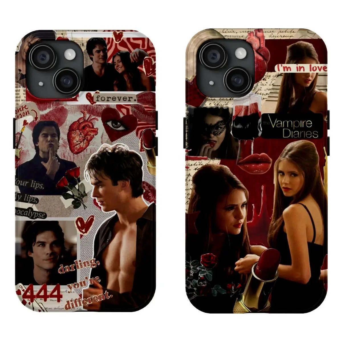 The Vampire Diaries Damon Fashion Smartphone Casing, Protective Drop-Proof Cellphone Case for iPhone 17/16/15/14/13/12/11 Pro Max Plus Air, Unique Design Handheld Devices Gift