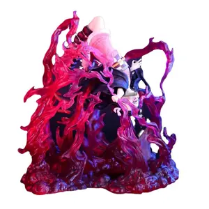 Epic Demon Slayer Nezuko Blood Explosion Flying Pose + Butterfly Shinobu Effect Scene GK Figure  Blood Demon Art Rampage – Must-Have Anime Battle Diorama for True Fans! collectible toy decor festive home craft figurine
