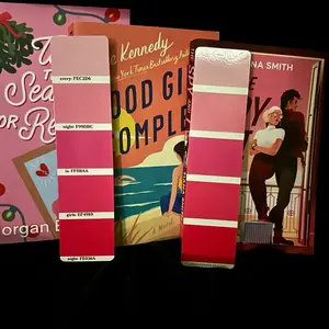 Every Night is Girls Night Pink Paint Swatch Bookmark