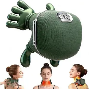 2026 Upgraded Version Shoulder Massager Electric Cervical Massager Bionic HandHeating Wireless Portable 3D Kneading Massage for Pain Relief deep Tissue，Leg Neck & Back Massager & Lightweight Gift