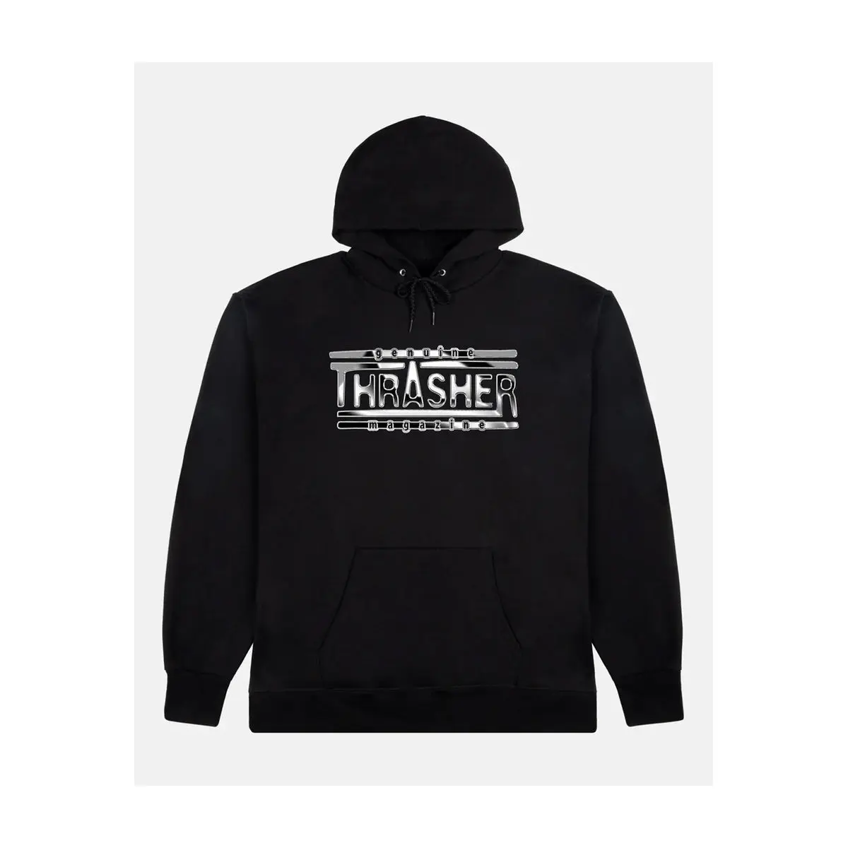 Thrasher Magazine Hoodie Chrome Genuine Black