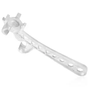 3-in-1 Bung Wrench for Drum Sizes 10-55 Gallons Claw Design for Bucket Lids Bung Removal Cap Prying Efficient Tool spanner SAE Crowfoot Set with Tray Silicone Stainless Steel Grout Dragon Fist Hammer torque multiplier valve stem Multi-Function Electrician