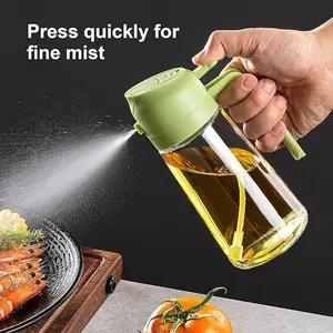 2-in-1 Spray & Pour Glass Oil Sprayer | Household Kitchen Dispenser for Oil, Vinegar & Sauces