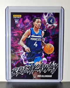 Rob Dillingham Rookie 2024-25 Panini NBA #8 Breakaway Card Timberwolves 1/1355