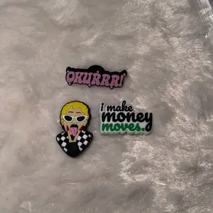 Money Moves Jibbitz ( 3 pack )