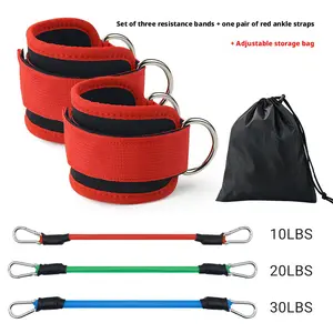 Ankle strap for glute and leg strength training, fitness equipment strap, resistance rope assist strap