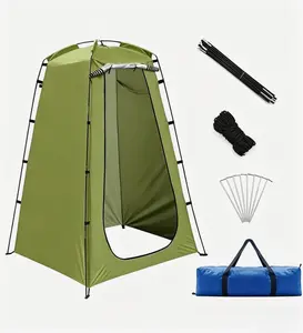 Waterproof Portable Outdoor Shower Tent, 6FT Privacy Shelter 120x180cm, Changing Room for Camping, Beach, Outdoor Toilet and Fishing