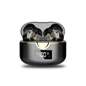 LALIVE T22 Wireless Sport Earbuds TWS Bluetooth 5.1 LED Display Earphone Headset Headphone HIFI Stereo Audio Charging Noise Cable Connection Digital Game Microphone Mobile Metal Rubber Electronic