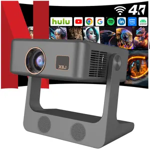 XBJ WiFi Projector with 5G & Bluetooth – Portable Home Theater Projector with Electric Focus, Auto Keystone Correction, 4K Compatible with Phones, Laptops, HDMI, TV Sticks & USB – Perfect Gift for Gaming & Movies
