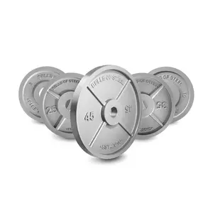 Machined Iron Olympic Weight Plates