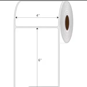 High quality 4 x 6 Direct Thermal Labels, 1 roll: 500 labels