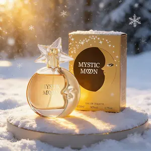 Women's Perfume 50ML Jasmine & Amber Scent, Star-Shaped Bottle Design, Long-Lasting Fragrance, Perfect for Travel, Dates, and Gifts, Floral Woody Fragrance, Floral Scents Perfume