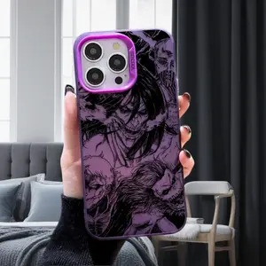 Anime Attack on Titan Eren Shockproof Matte Phone Case for iPhone 17 Air 16 15 14 13 12 11 Pro Max Plus