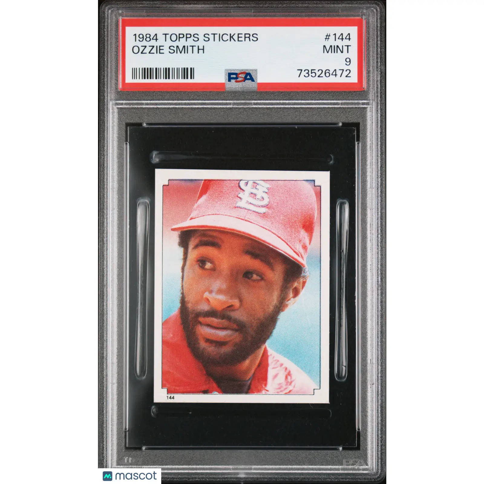 Ozzie Smith PSA 1984 Topps Stickers Baseball #144 9 73526472