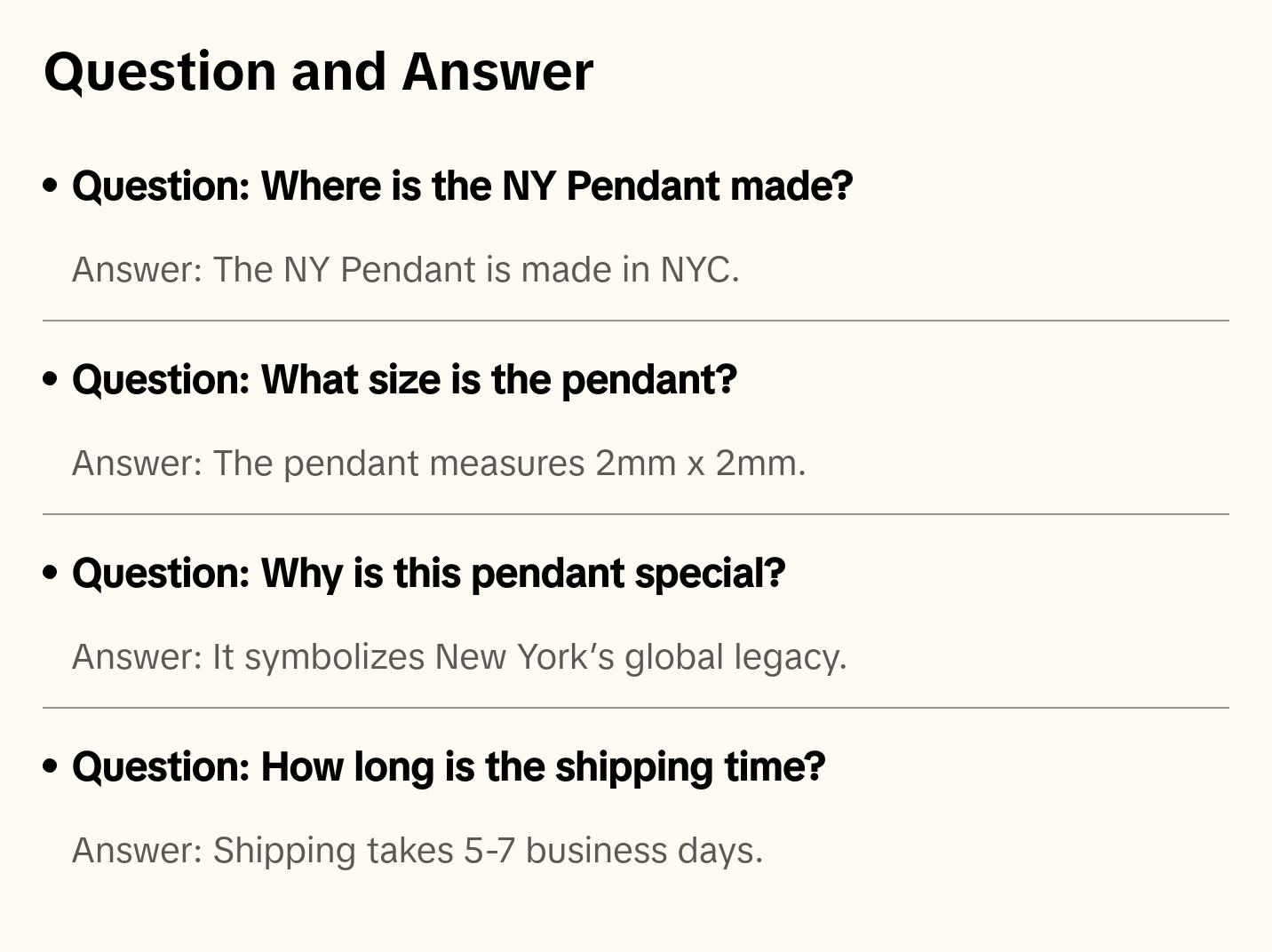 NY Pendant – .925 Sterling Silver