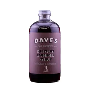 Hibiscus Lavender Syrup for Coffees, Lattes & Cocktails