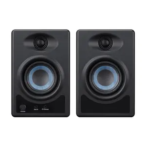 American Recorder Active 50 watt Bi-Amped Powered Monitor Speaker System with Wireless Bluetooth, pair