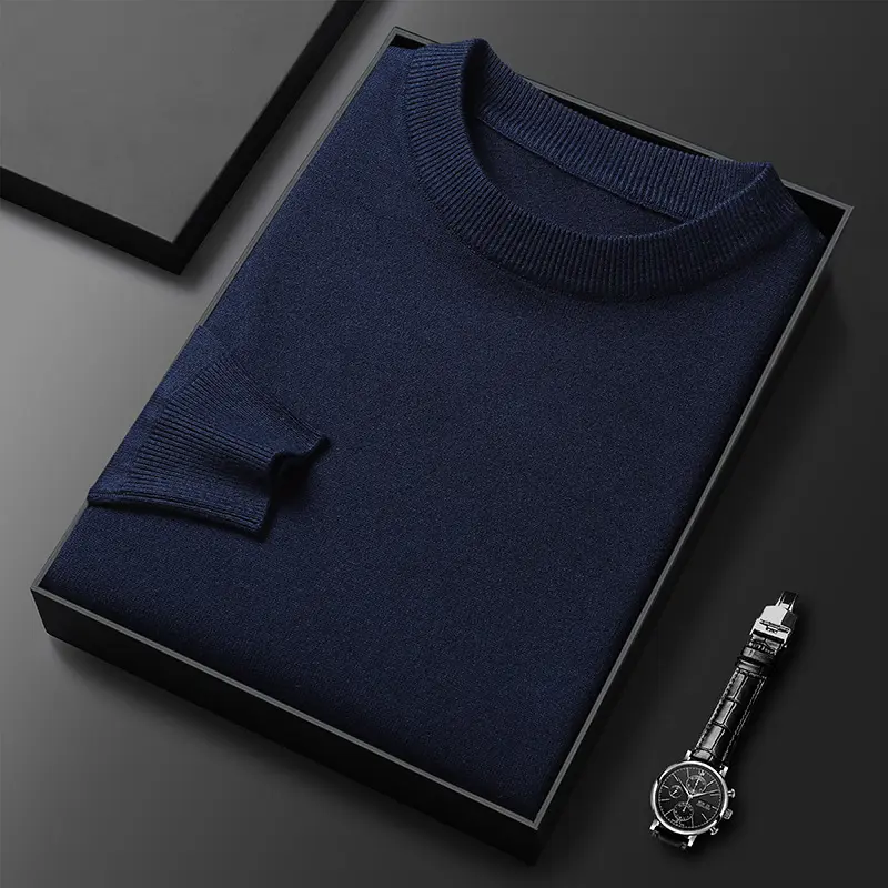 Round neck   Tibetan blue