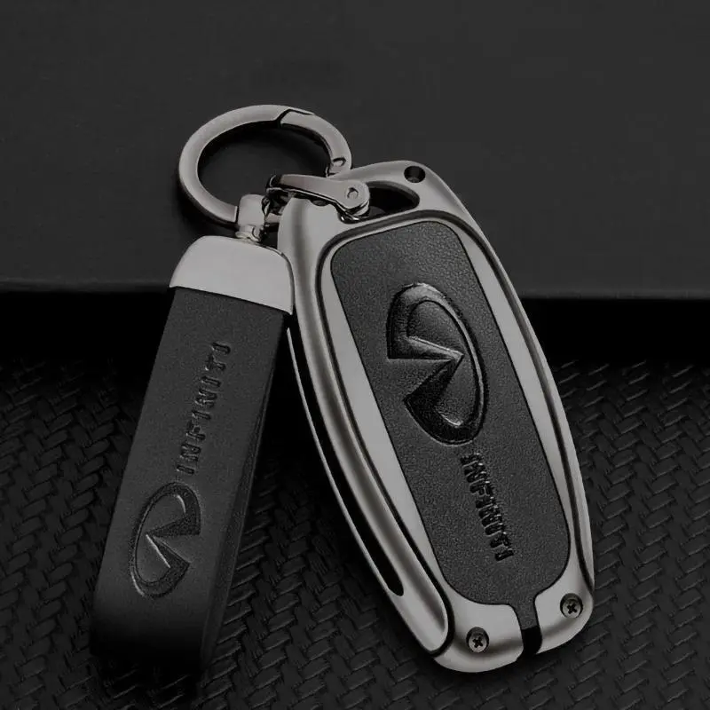 Zinc Alloy Car Remote Key Full Cover Case Fob For Infiniti Q50 Q60 Q70 QX50 QX60 QX70 G25 EX FX JX35 FX25 FX