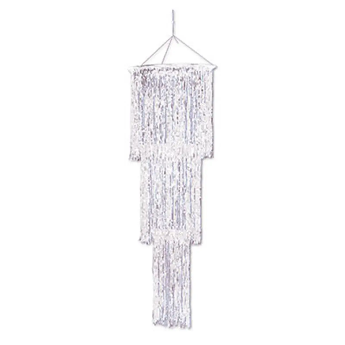 DDI 1907852 3-Tier Shimmering Chandelier - Opalescent (1-Ply) Case of 6