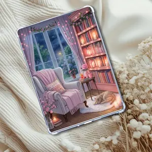 Purple Spring or Summer Nook: Kindle or eReader Decor for Book Lovers